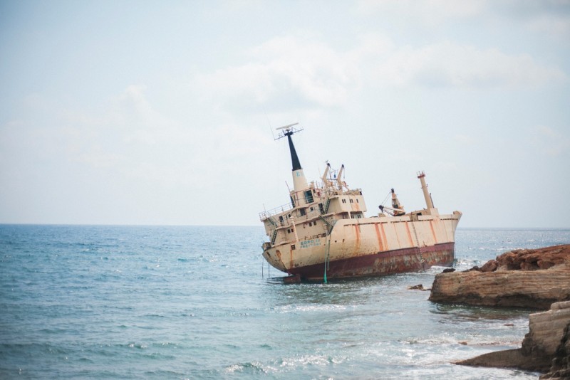 Maxeen Kim Photography, Oniro By The Sea, Ship wreck, Paphos, Cyprus, Travel Photography