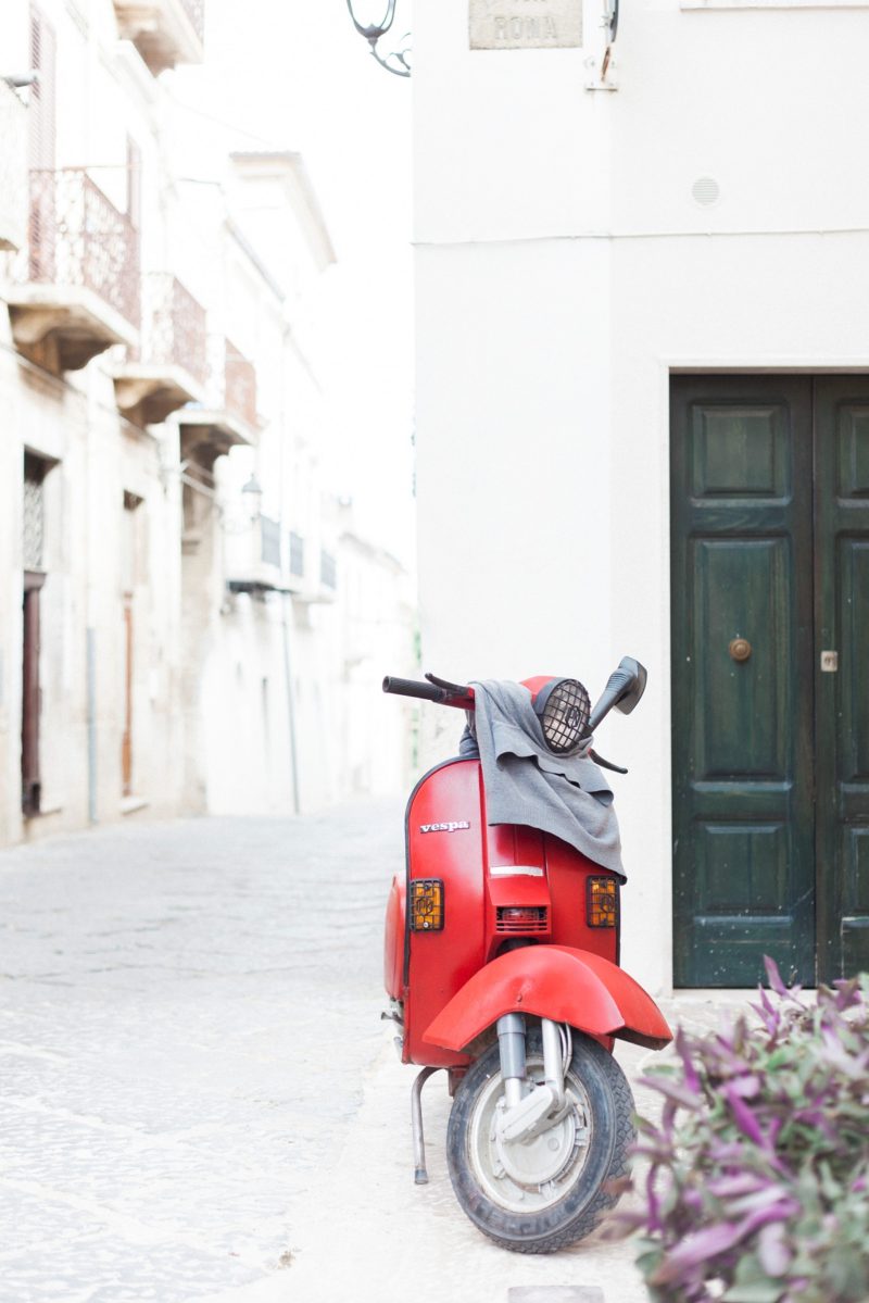 Vespa parked in Chieuti