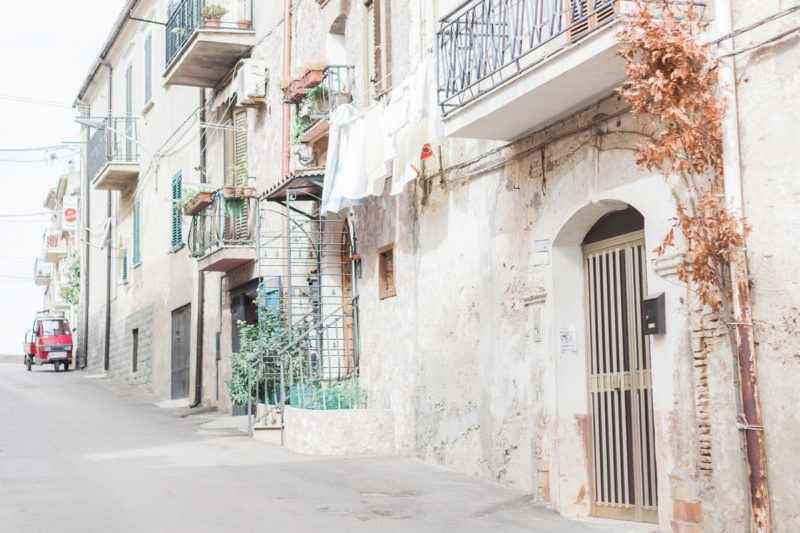 Little street in Chieuti 